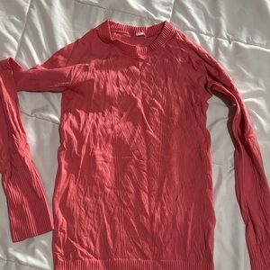 lululemon athletica Coral Crew Neck Sweater